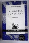 La novela nmero 13 / Wenceslao Fernndez Flrez