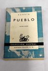 Pueblo novela de los que trabajan y sufren / José Azorín Martinez Ruiz