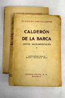 Autos sacramentales / Pedro Caldern de la Barca