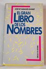 El gran libro de los nombres / Josep M Albaiges