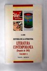 El siglo XX literatura contemporánea tomo IX / Eduardo Iáñez