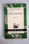 Soledad / Miguel de Unamuno