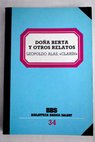 Doa Berta y otros relatos / Leopoldo Alas