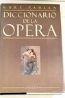 Diccionario de la ópera / Kurt Pahlen