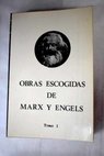 Obras escogidas tomo I / Karl Marx