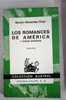 Los romances de Amrica y otros estudios / Ramn Menndez Pidal