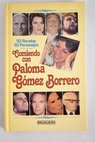 Comiendo con Paloma Gmez Borrero / Paloma Gmez Borrero