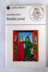 Retablo jovial / Alejandro Casona