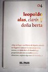 Doa Berta / Leopoldo Alas