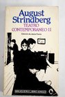 Teatro contemporneo tomo II / August Strindberg