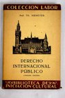 Derecho internacional público / Theodor Niemeyer