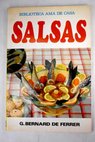 Salsas / G Bernard de Ferrer