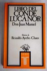 Libro del Conde Lucanor / Don Juan Manuel