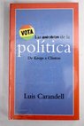 Las ancdotas de la poltica / Luis Carandell