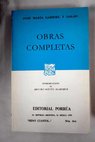 Obras completas / José María Gabriel y Galán