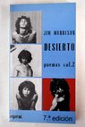Desierto poemas tomo II / Jim Morrison