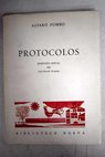 Protocolos / Álvaro Pombo