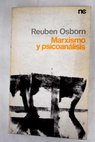 Marxismo y psicoanálisis / Reuben Osborn