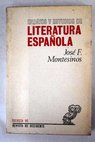 Ensayos y estudios de Literatura Espaola / Jos F Montesinos