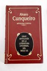 Antología poética texto bilingue / Álvaro Cunqueiro