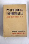 Psicología experimental / Johannes Lindworsky
