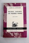 Doloras Cantares Los pequeos poemas / Ramn de Campoamor