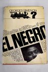 El negro / Georges Simenon