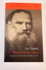 Diarios 1847 1894 / Leon Tolstoi