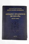 Anuario estadstico de Espaa
