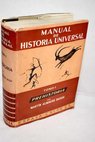 Manual de Historia universal tomo I
