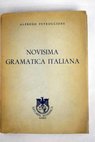 Novsima Gramtica italiana / Alfredo Petroccione