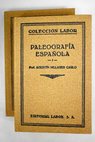 Paleografa espaola / Agustn Millares Carlo