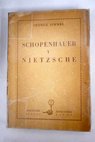 Schopenhauer y Nietzsche / George Simmel