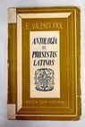 Antología de prosistas latinos