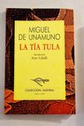 La tía Tula / Miguel de Unamuno