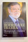 Rompiendo cristales treinta años de vida política / Juan Carlos Rodríguez Ibarra