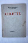Colette / Jean Cocteau
