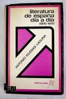 Literatura de España día a día 1970 1971 / Antonio Iglesias Laguna