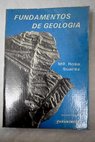 Fundamentos de geología / María Rosa Suárez Florez