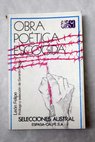 Obra poética escogida / León Felipe
