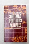 Sistemas políticos actuales / Theo Stammen