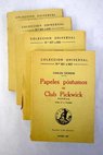 Papeles pstumos del Club Pickwick / Charles Dickens