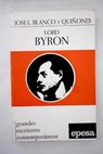 Lord Byron / José Luis Blanco
