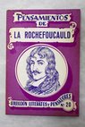 Pensamientos de La Rochefoucauld / Francois La Rochefoucauld