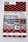 Síntesis del informe sociológico sobre la situación social de España 1970