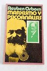 Marxismo y psicoanálisis / Reuben Osborn