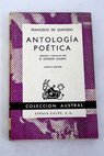 Antología poética / Francisco de Quevedo y Villegas