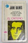 El criterio / Jaime Balmes