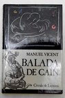 Balada de Caín / Manuel Vicent