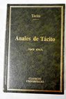 Anales / Cayo Cornelio Tácito